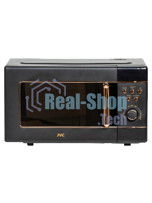 Микроволновая печь JVC JK-MW270D черный, 20 л, 700 Вт, переключатели - поворотный механизм/кнопки