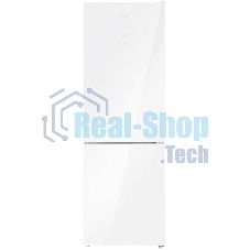 Холодильник Maunfeld MFF185NFW Inverter белый двухкамерный 240/100 л морозилка снизу, No Frost