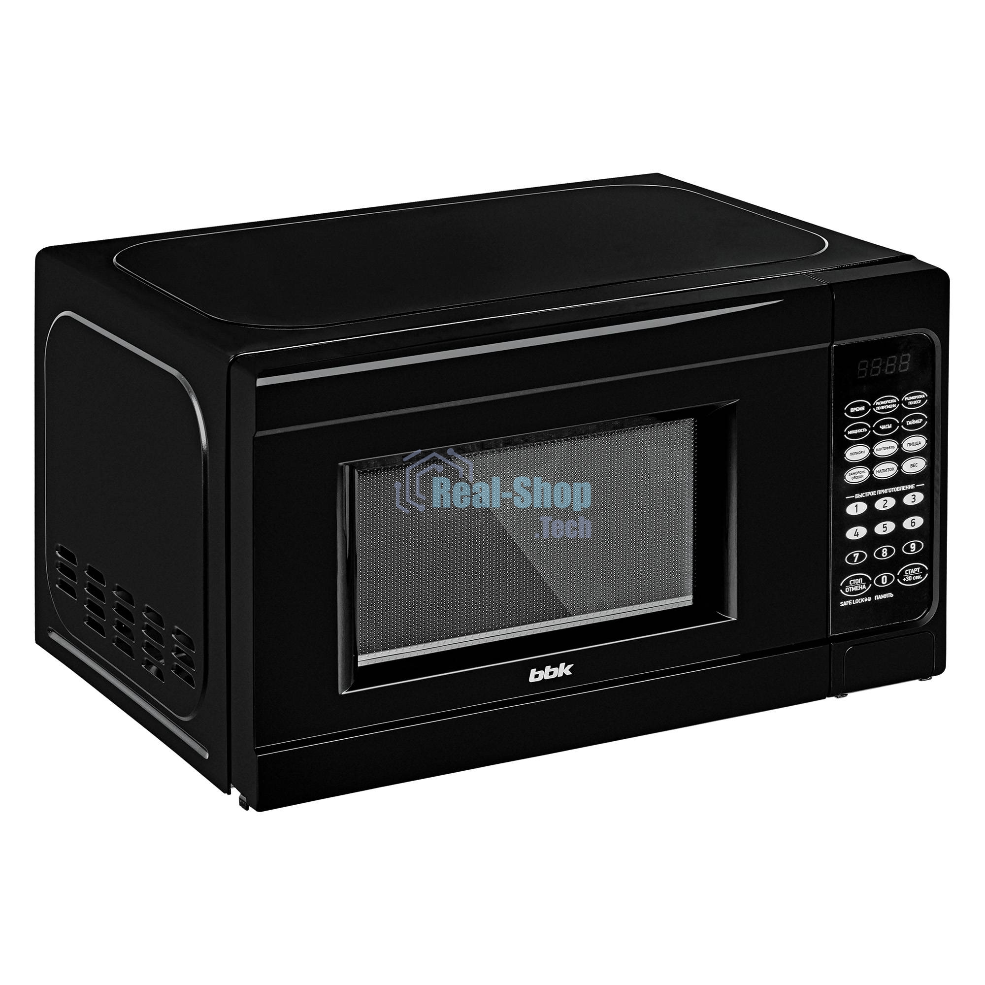 Микроволновая печь BBK 20MWS-727S/B черный, 20 л, 700 Вт, сенсор