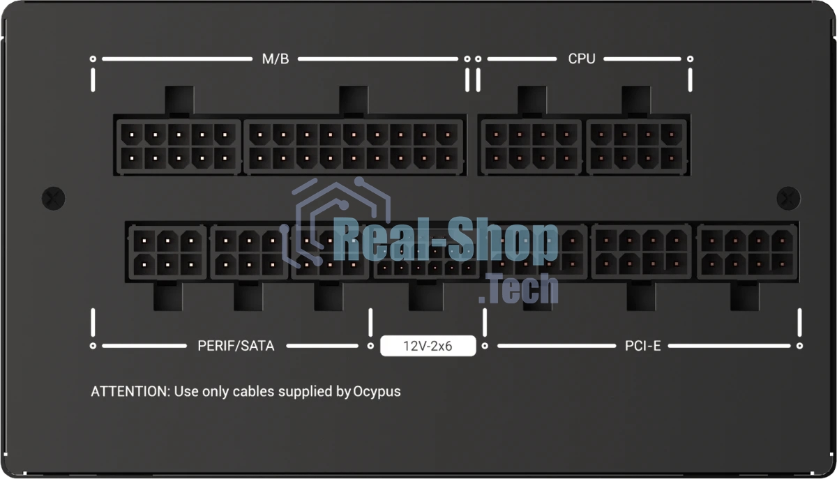 Блок питания 750W Ocypus Iota P750 (ATX, 80 PLUS Gold, APFC, 20+4 pin, 120мм fan, PCI-E 6+2Px3, 8xSATA) (Iota-P750-G1FFBK024X-EU)