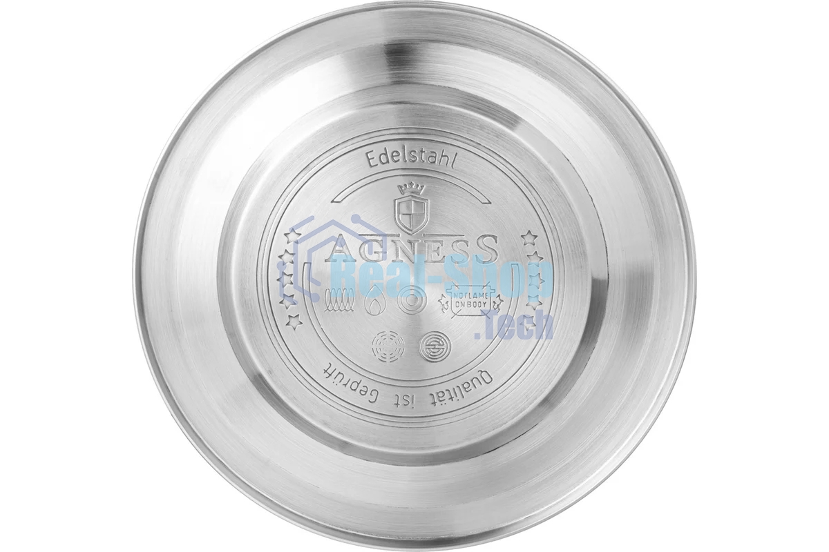 Чайник для плиты AGNESS 907-251 черный индуция 2,5 л