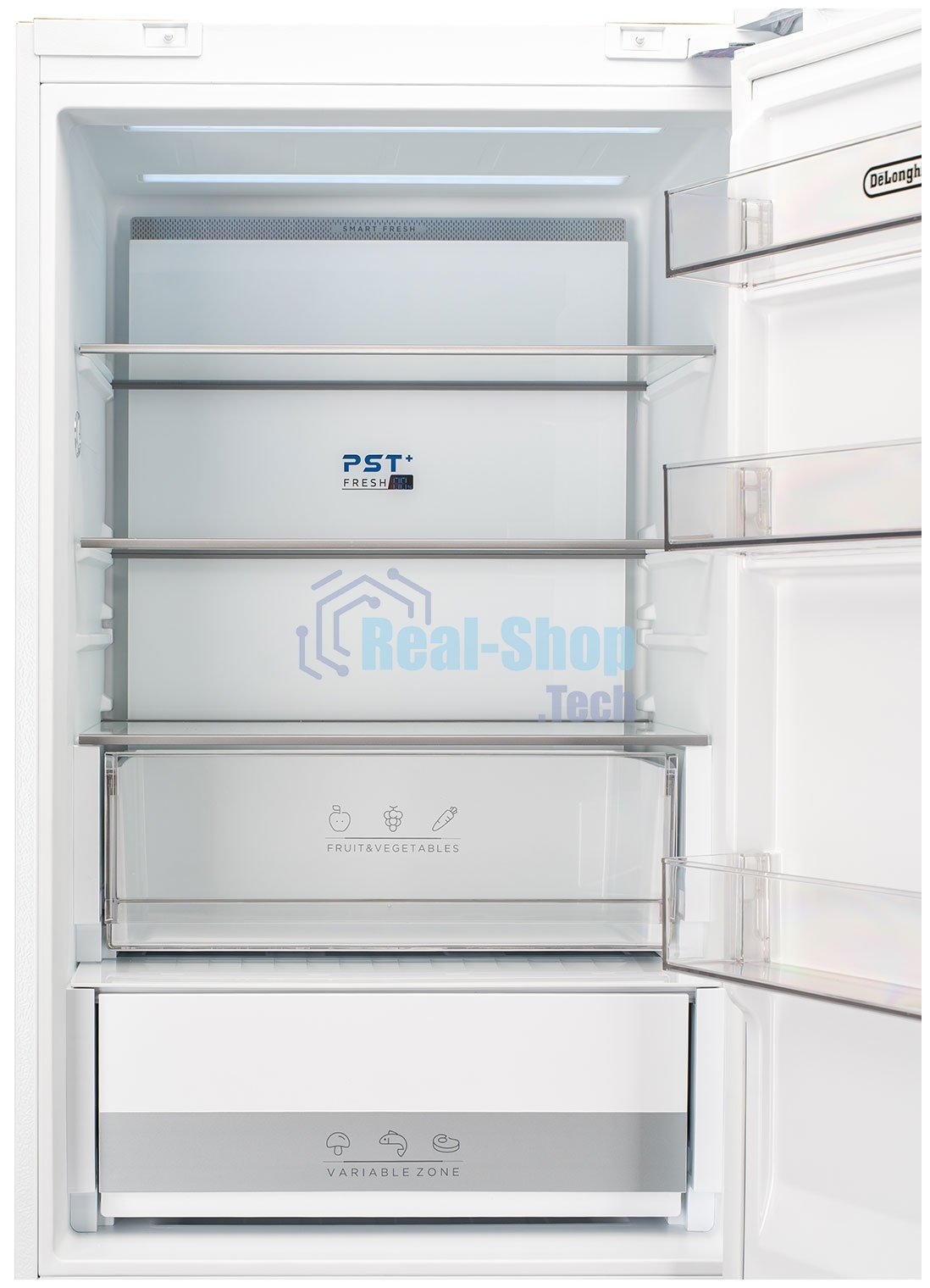 Холодильник DeLonghi DMFS 19PINF BB MATTEO белый трехкамерный 279/166л морозилка снизу, No Frost