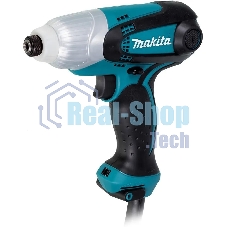 Дрель-шуруповерт Makita TD0101F, 230 Вт, 100 Нм, щеточный, ударный