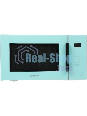 Микроволновая печь Samsung MG23T5018AN/BW голубой, 23 л, 800 Вт, переключатели - сенсор