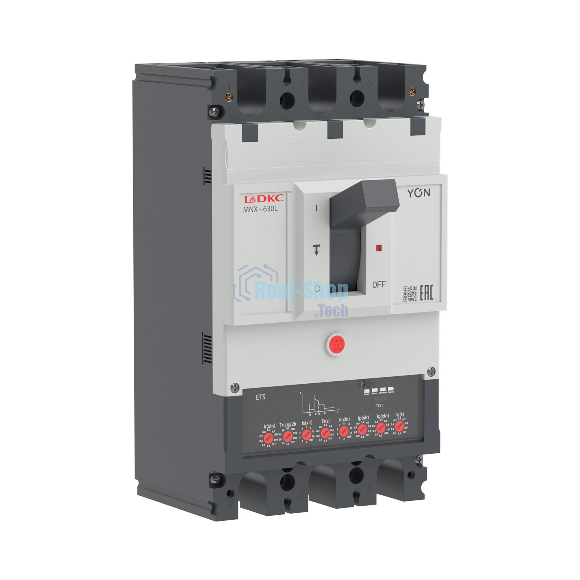 Выключатель автоматический DKC YON pro MNX630L 3P 630A 70kA при AC415V расц. ETS.