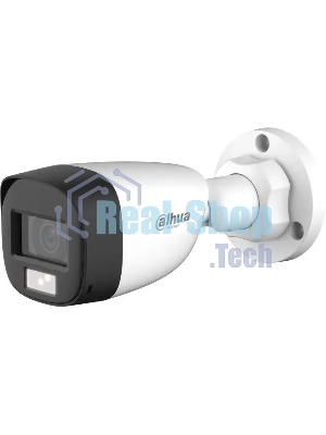 Камера видеонаблюдения аналоговая Dahua DH-HAC-HFW1200CLP-IL-A-0360B-S6 3.6-3.6мм HD-CVI HD-TVI цв. корп.:белый (DH-HAC-HFW1200CLP-IL-A-0360B)