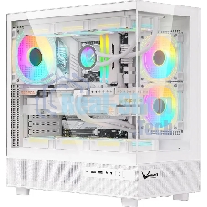 Компьютерный корпус Aerocool/Formula Crystal Z8 белый без БП ATX 9x120мм 7x140мм 1xUSB 2.0 1xUSB 3.0 1xUSB3.1 audio bott PSU