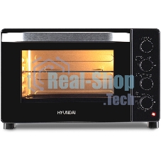 Мини-печь Hyundai MIO-HY081 38л. 2000Вт серебристый/черный