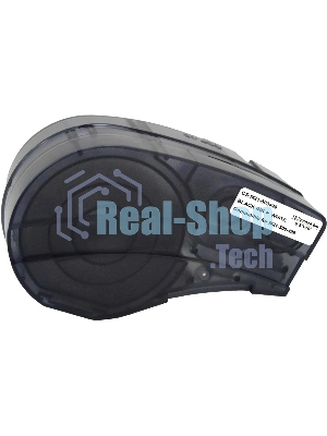 Картридж ленточный Cactus CS-M21-500499 черный шрифт, белый фон (12.7 мм, 4.9 м) для Brady BMP21-PLUS, BMP21-LAB