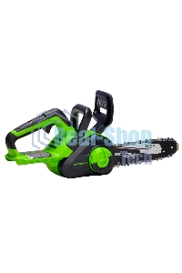Цепная пила аккумуляторная GreenWorks G24CS25K4, 24V, 25 см, c АКБ 4А·ч и ЗУ (2007707UB)