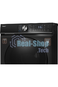 Стиральная машина Weissgauff WM 4106 D Black Edition черный, загрузка фронтальная 6 кг, 1000 об/мин, класс: А