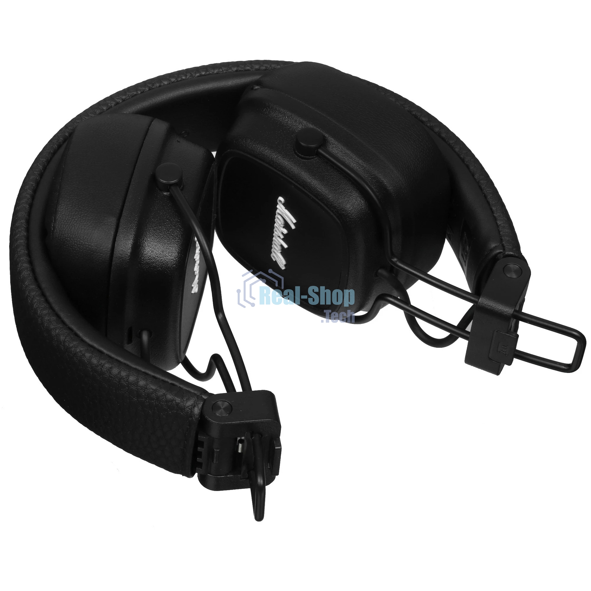 Беспроводные/проводные наушники Marshall Major IV черный, накладные, Bluetooth + проводной, беспроводная зарядка, до 80 ч