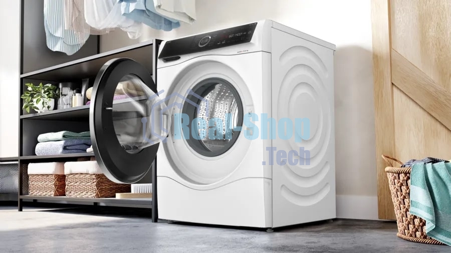 Стирально-сушильная машина Bosch WNC254A0ME белый, загр.фронтальная, макс.: 10,5 кг, 1400 об/мин, класс: D