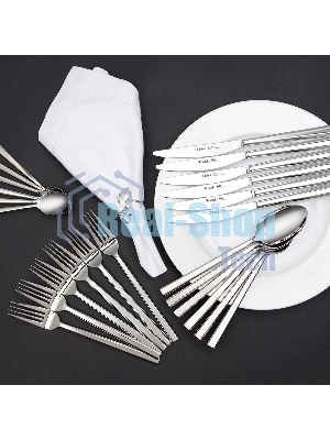 Набор столовых приборов TalleR TR-21606 Лидден 24 предмета, нержавеющая сталь