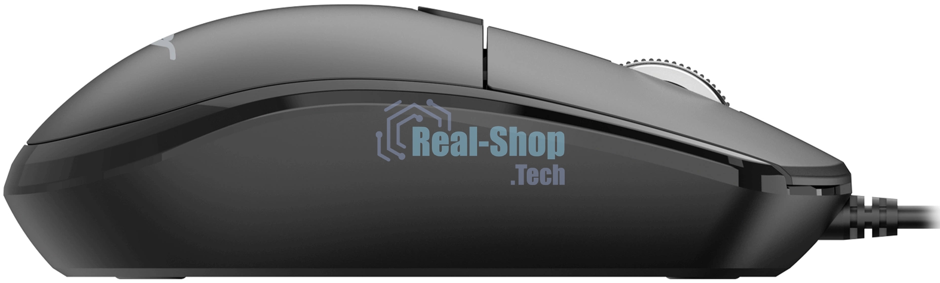 Мышь проводная Acer OMW401 черный, 2000 dpi, USB, кнопки - 4