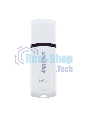 Флешка USB R/W 2.0 64Gb Smartbuy Paean белый