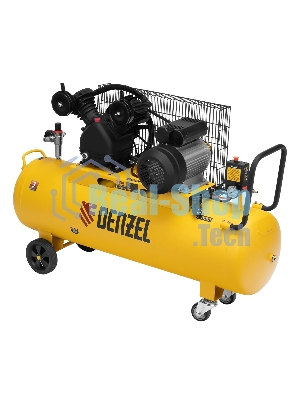 Компрессор воздушный Denzel BCV2300/100 рем. привод, 2,3 кВт, 100 л, 440 л/мин