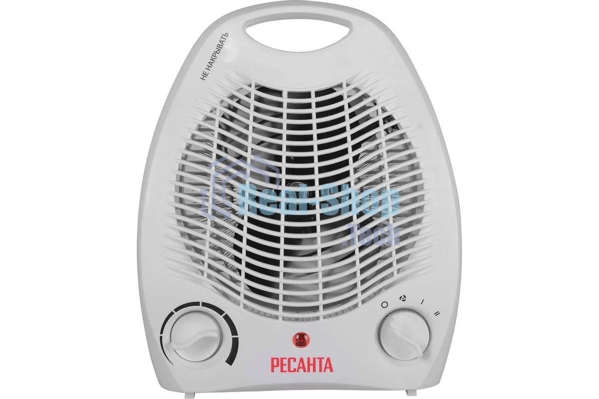 Тепловентилятор Ресанта ТВС-2000, белый, 2000 Вт, 20 м2, термостат 67/2/11