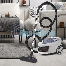 Пылесос Coolfort CF-3040 белый, 250/1800 Вт, уборка сухая, пылесборник контейнер, 2 л