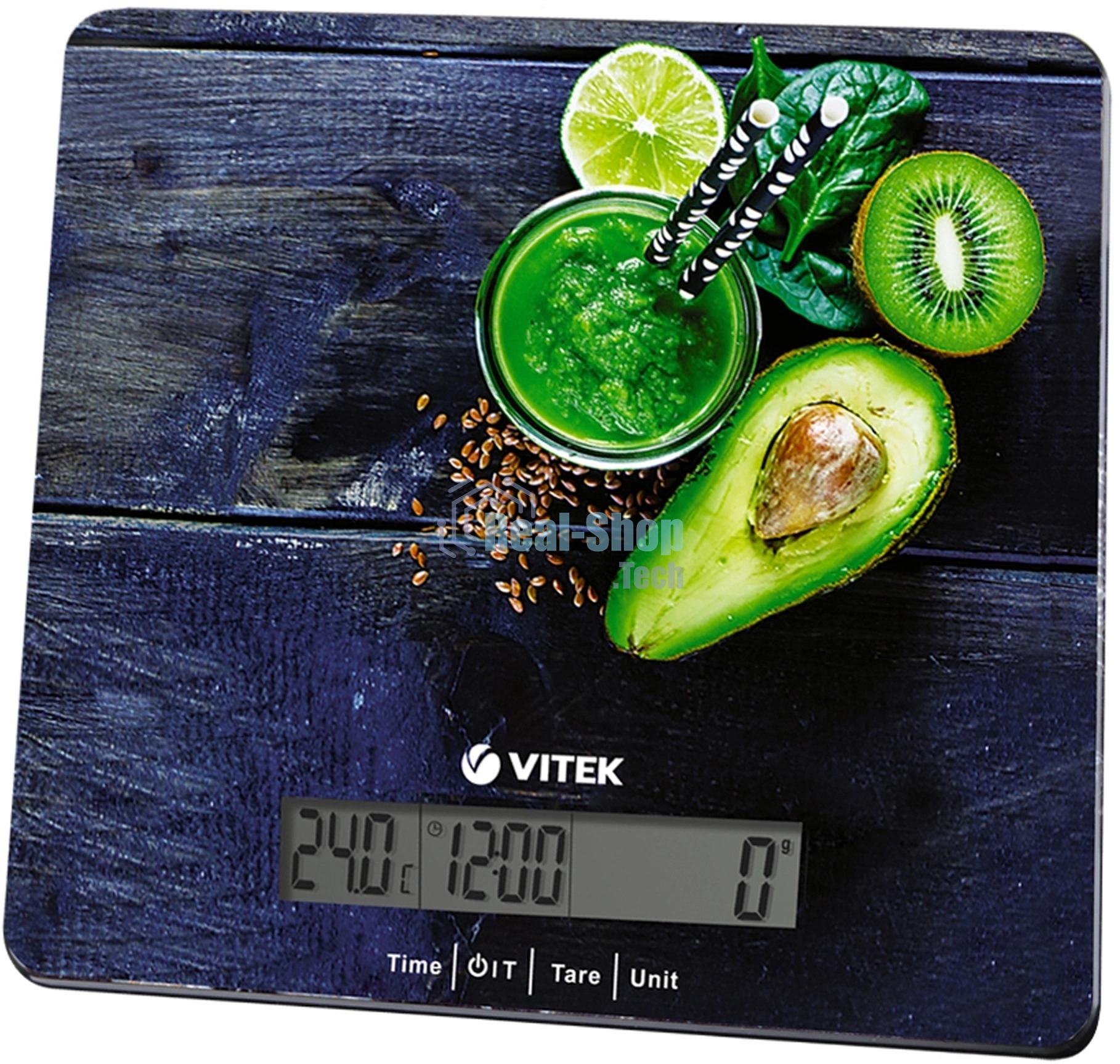 Весы кухонные электронные Vitek VT-2425 макс.вес:5кг черный