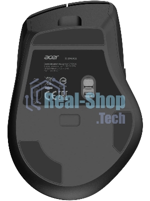 Мышь беспроводная Acer OMR406 черный, 4800 dpi, радиоканал, Bluetooth, USB, кнопки - 8