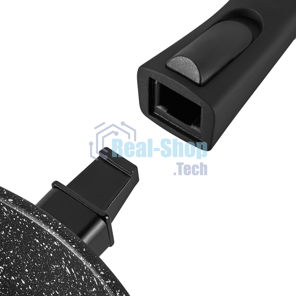 Сковорода Maunfeld HALDIS MF26HLD01RH из литого алюминия со съемной ручкой, 26 см