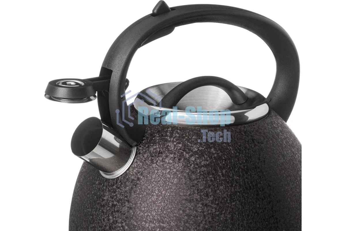 Чайник для плиты AGNESS 907-251 черный индуция 2,5 л