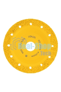 Чашка твердосплавная зачистная Denzel 125 мм, плоская, мелкое зерно #32