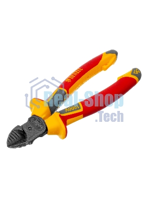 Бокорезы Denzel диэлектрические рукоятки, до 1000 В, трехкомпонентные рукоятки, 160 мм