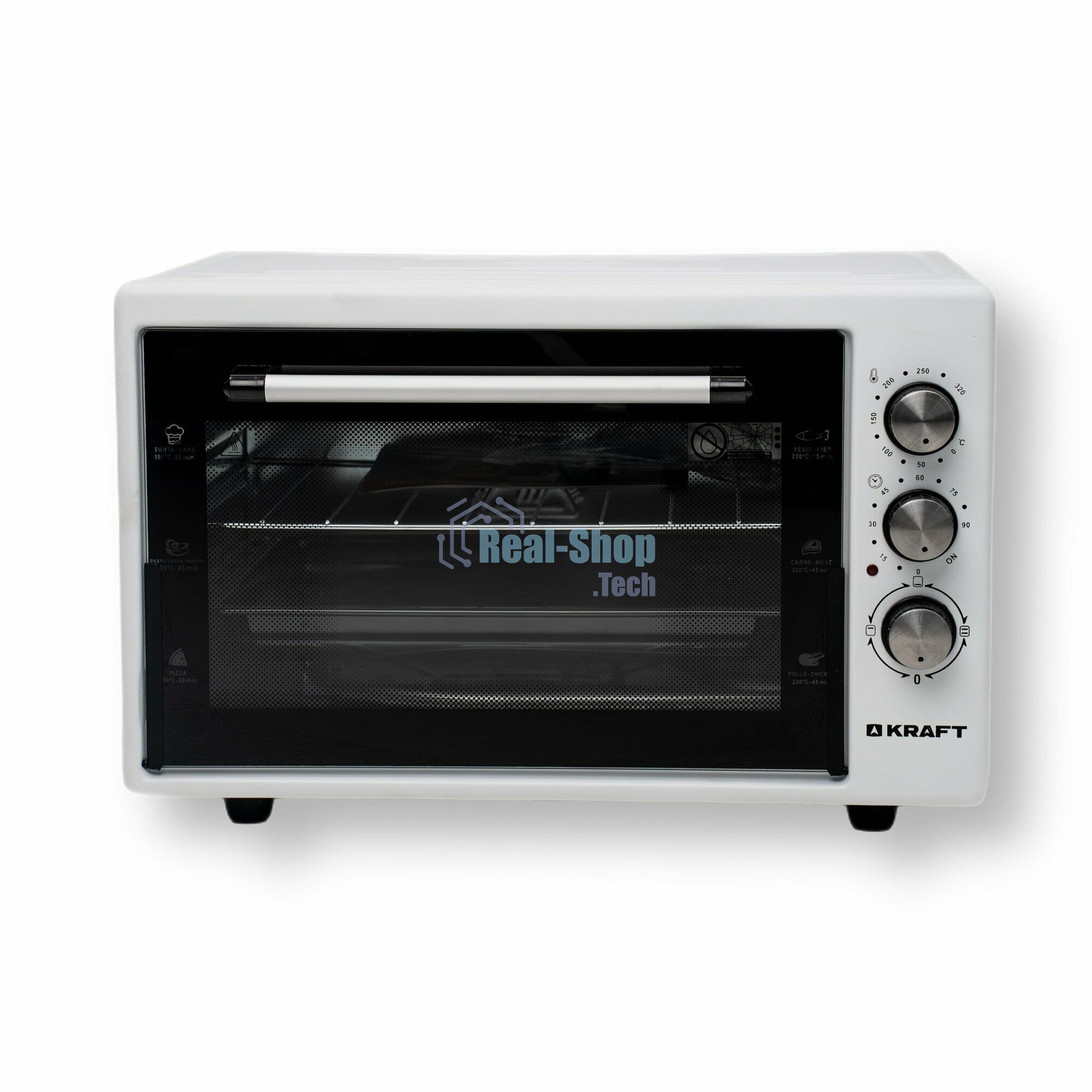 Мини-печь Kraft KF-MO 3800 W белая