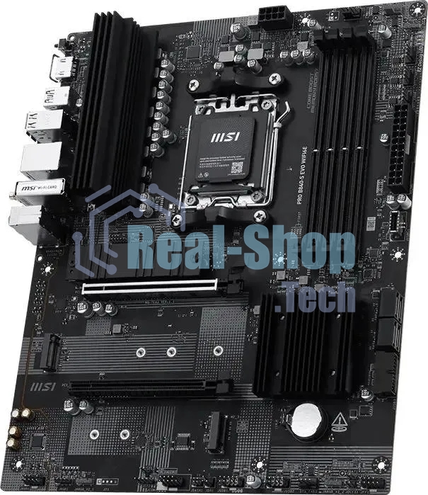 Материнская плата MSI PRO B840-S EVO WIFI6E Socket AM5 AMD B840 4xDDR5 ATX AC`97 8ch(7.1) 2.5Gg RAID+HDMI