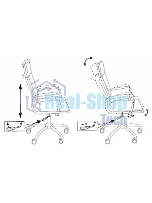 Кресло Бюрократ CH-993/M01 черный, сетка
