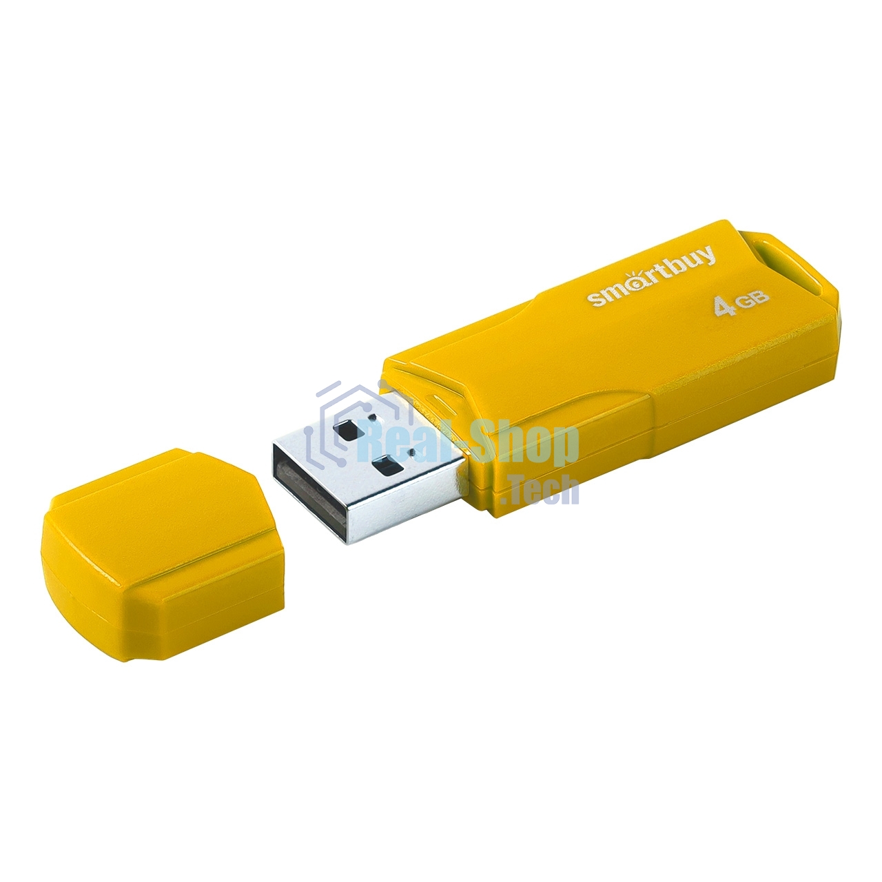 Флешка USB Smartbuy 4Gb,CLUE Yellow (SB4GbCLU-Y)