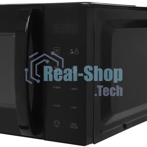 Микроволновая печь Hyundai HYM-D3030 черный, 20 л, 700 Вт, переключатели - сенсор