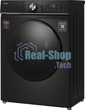 Стиральная машина Weissgauff WM 4106 D Black Edition черный, загрузка фронтальная 6 кг, 1000 об/мин, класс: А