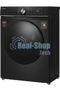 Стиральная машина Weissgauff WM 4106 D Black Edition черный, загрузка фронтальная 6 кг, 1000 об/мин, класс: А
