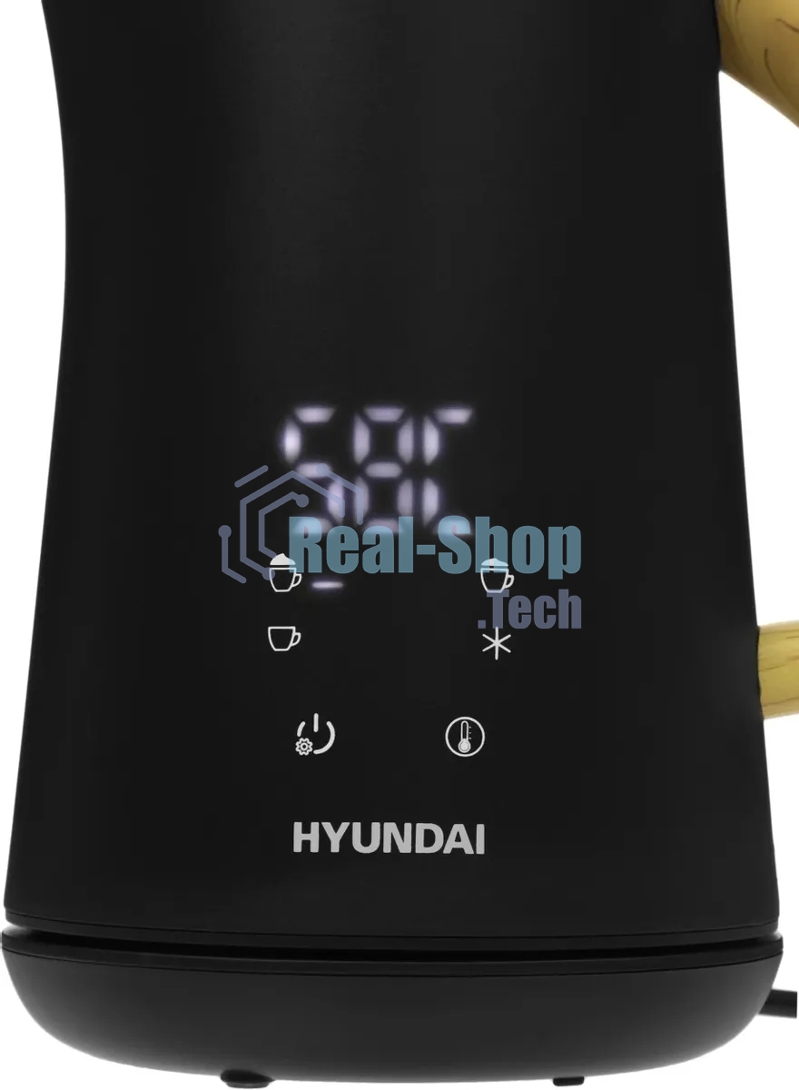 Капучинатор Hyundai HMF-P900 500мл черный/коричневый