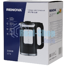 Чайник электрический Renova KT17G-11B Термостойко стекло
