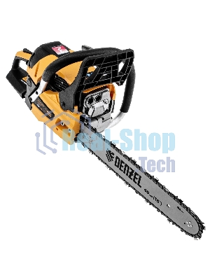 Пила цепная бензиновая Denzel DS-4516, шина 40 см, 45 см 3, 2,5 л.с., шаг 0,325, паз 1,5 мм, 64 зв