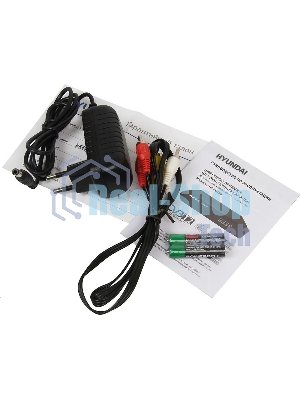 Приставка для цифрового ТВ Hyundai H-DVB200 черный, DVB-T2, DVB-T, DVB-C, HDMI, USB 2.0