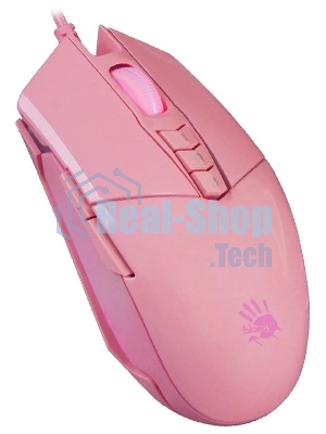 Мышь проводная A4Tech Bloody P91s розовый, 8000 dpi, USB, кнопки - 8
