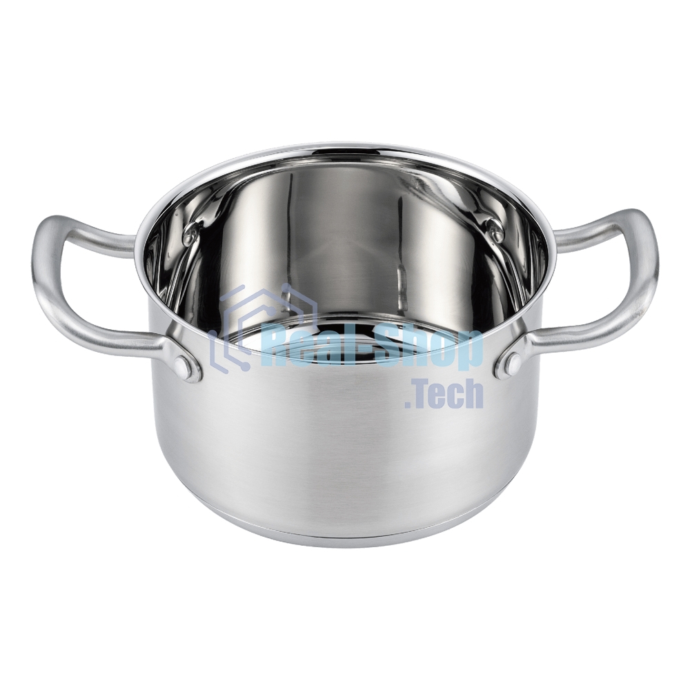 Кастрюля MAUNFELD FLORENCE MF26FR01CR из нержавеющей стали со стеклянной крышкой, 18 см, 2,6 л