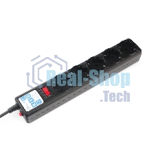 Сетевой фильтр Powercube SPG5-С2 1.9 м (5 розеток) черный (коробка)