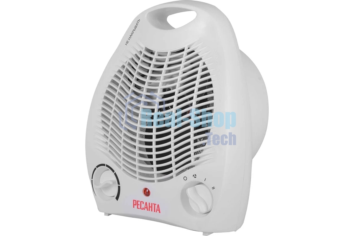 Тепловентилятор Ресанта ТВС-2000, белый, 2000 Вт, 20 м2, термостат 67/2/11