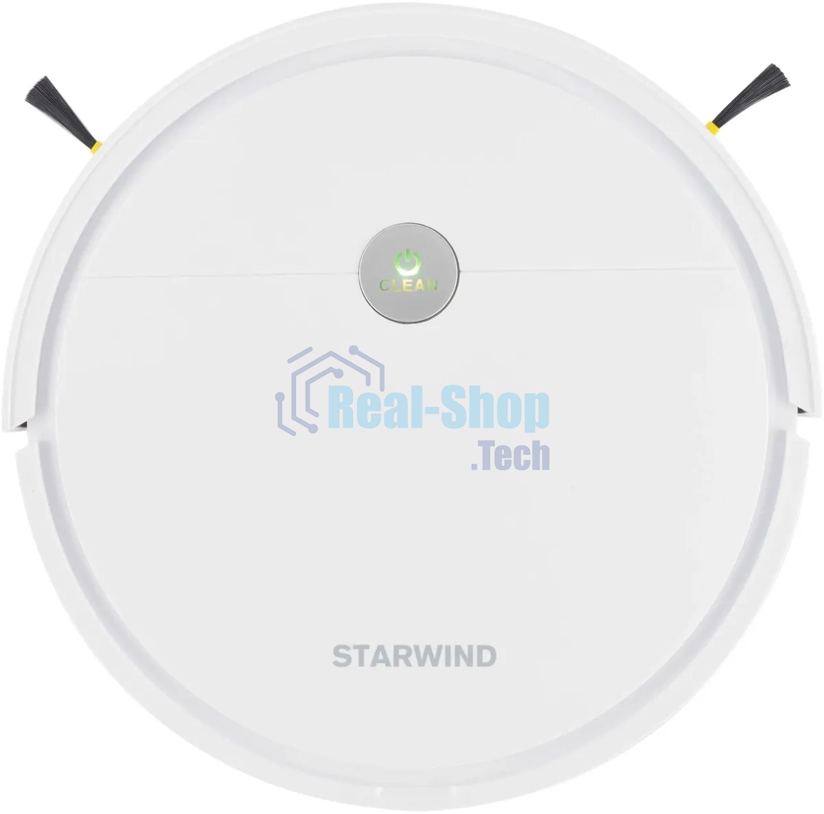 Робот-пылесос Starwind SRV4575 белый, 15 Вт, 2000 мА·ч Li-Ion, уборка влажная/сухая, пылесборник контейнер 0.3 л