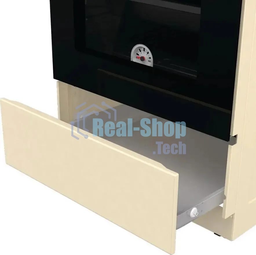 Плита газовая Gorenje GG5A21BEF бежевый, конфорок 4 газовых, духовка 70 л, 50 см x 85 см x 59.4 см