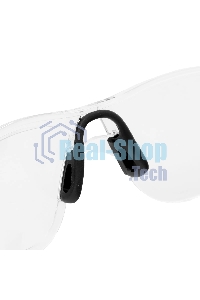 Очки защитные Denzel открытые, поликарбонатные, прозрачная линза