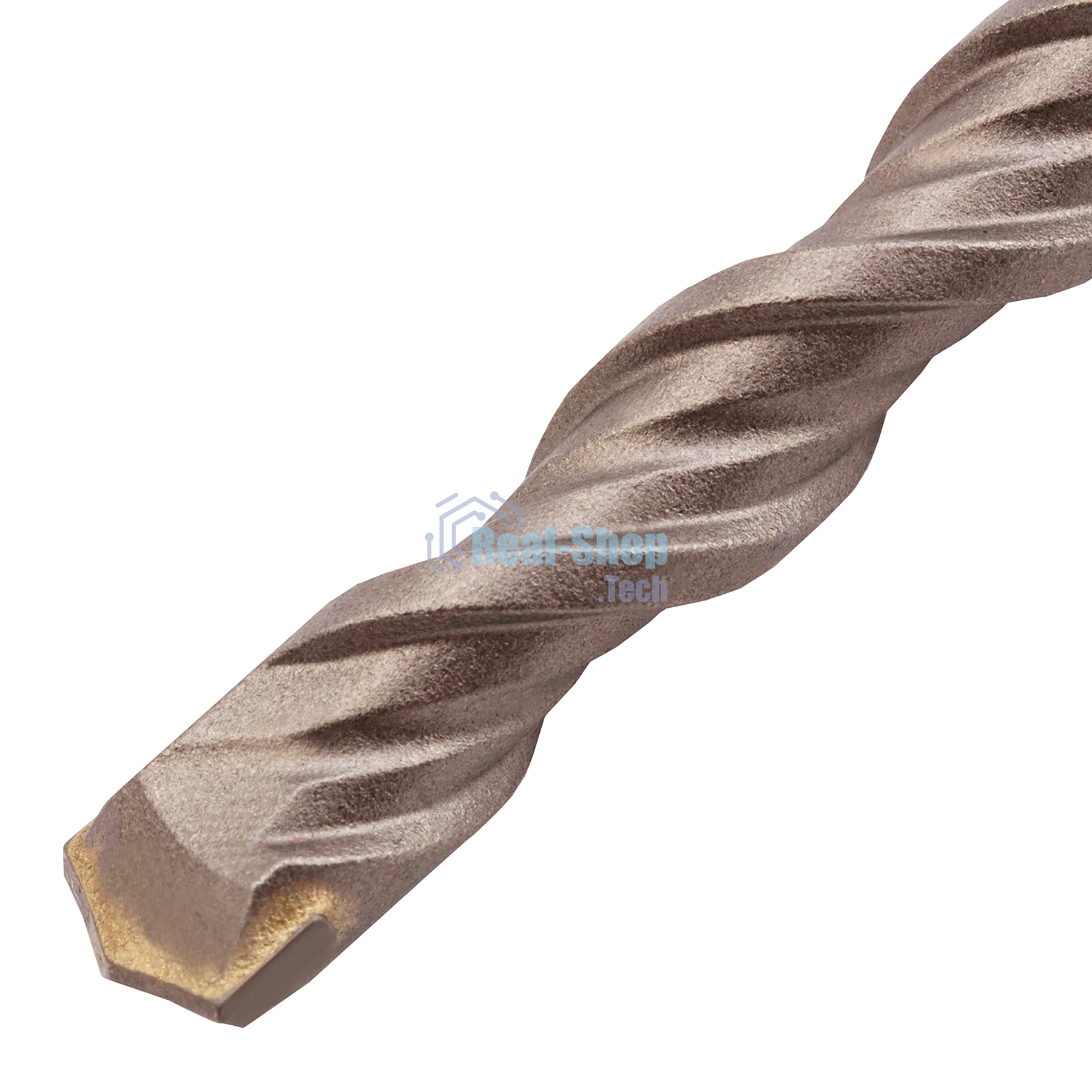 Бур по бетону Denzel двойная спираль, Cobalt W-tip, 10x600 мм, SDS PLUS