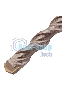 Бур по бетону Denzel двойная спираль, Cobalt W-tip, 10x600 мм, SDS PLUS