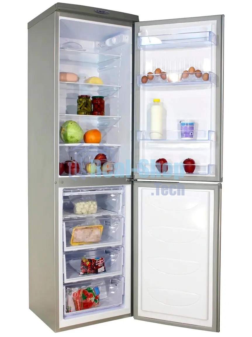 Холодильник DON R-296 MI металлик искристый двухкамерный 209/140л морозилка снизу